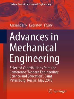 cover image of Advances in Mechanical Engineering